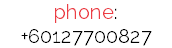 phone:
+60127700827